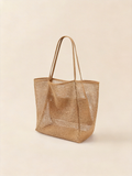 Large Lightweight Mesh Beach Tote Bag Sandproof Travel Bag