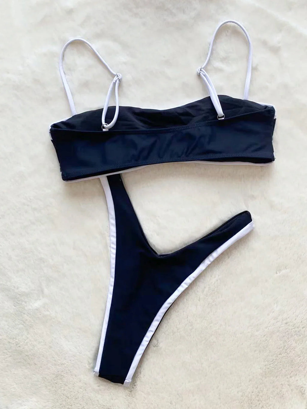 two piece stylish swimsuit