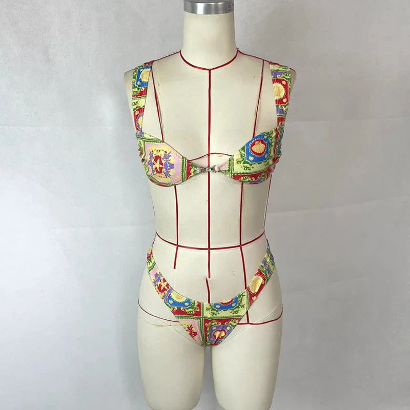 Lala bae two piece swimsuit